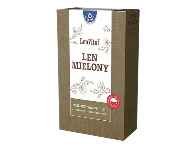 Lenvitol Len mielony interakcje ulotka proszek - 200 g