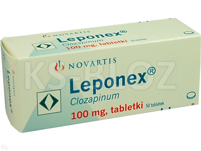 Leponex interakcje ulotka tabletki 100 mg 50 tabl. | blister