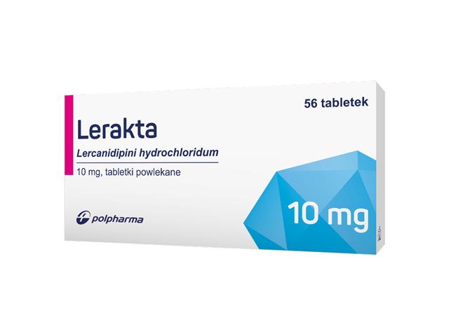 Lerakta interakcje ulotka tabletki powlekane 10 mg 56 tabl.