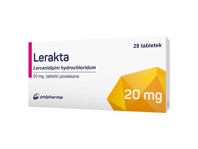 Lerakta interakcje ulotka tabletki powlekane 20 mg 28 tabl.