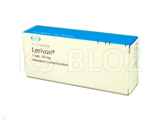Lerivon interakcje ulotka tabletki powlekane 60 mg 30 tabl. | 1 blist.po 30 szt.