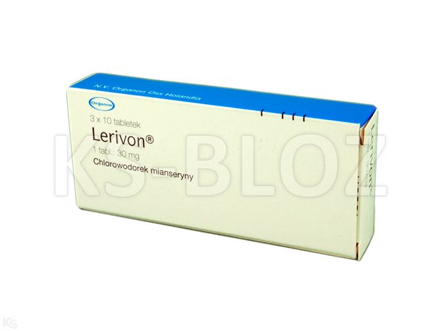 Lerivon interakcje ulotka tabletki powlekane 30 mg 