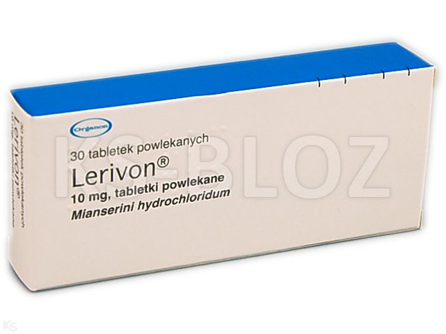 Lerivon interakcje ulotka tabletki powlekane 10 mg 30 tabl. | 1 blist.po 30 szt.