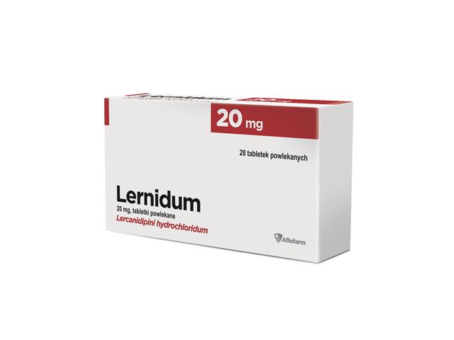 Lernidum interakcje ulotka tabletki powlekane 20 mg 28 tabl.