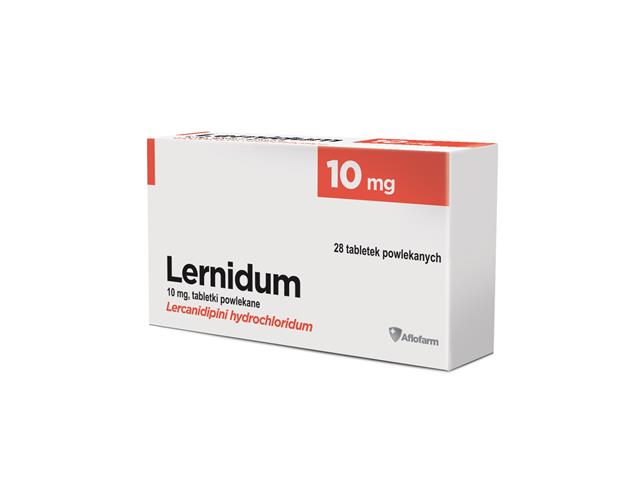 Lernidum interakcje ulotka tabletki powlekane 10 mg 28 tabl.