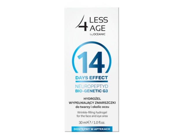 LESS 4 AGE Hydrożel wypełn.zmarszczki do twarzy i okolic oczu interakcje ulotka żel - 30 ml