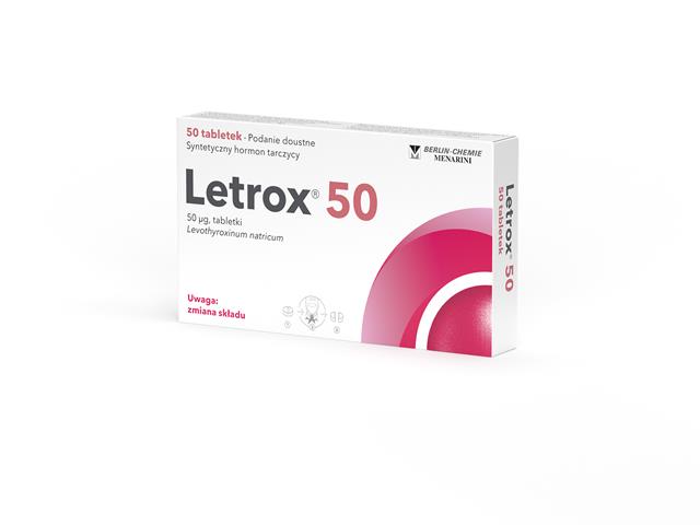 Letrox 50 interakcje ulotka tabletki 50 mcg 