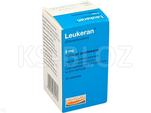 Leukeran interakcje ulotka tabletki powlekane 2 mg 25 tabl. | pojemnik
