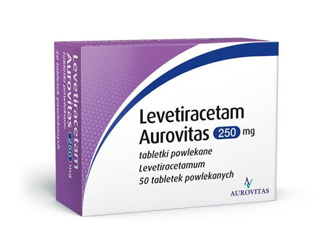 Levetiracetam Aurovitas interakcje ulotka tabletki powlekane 250 mg 50 tabl.