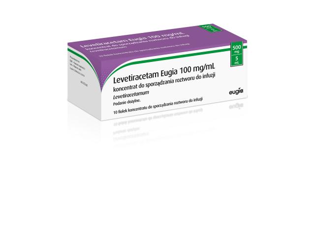 Levetiracetam Eugia interakcje ulotka koncentrat do sporządzania roztworu do infuzji 100 mg/ml 10 fiol. po 5 ml