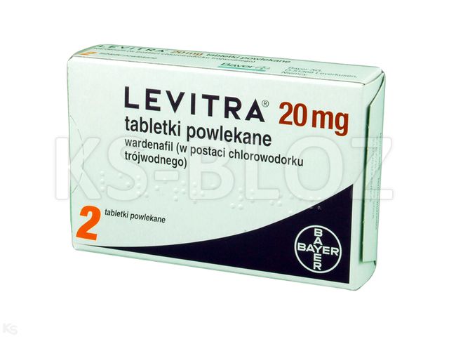 Levitra interakcje ulotka tabletki powlekane 20 mg 2 tabl. (blist.)