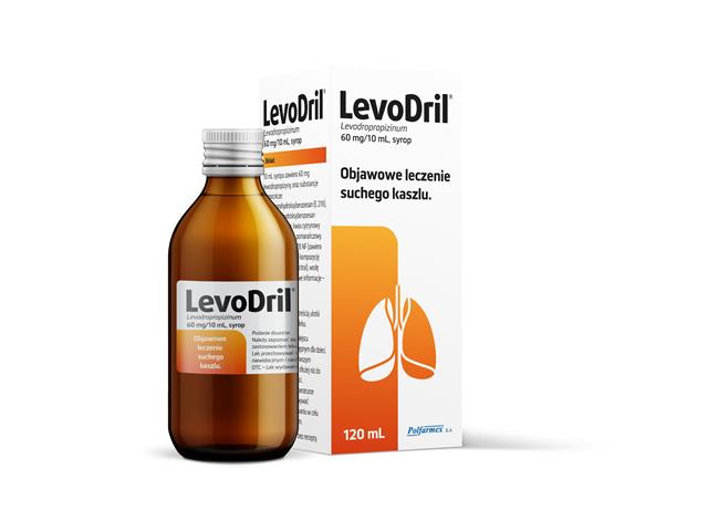 Levodril interakcje ulotka syrop 60 mg/10ml 120 ml (but.)