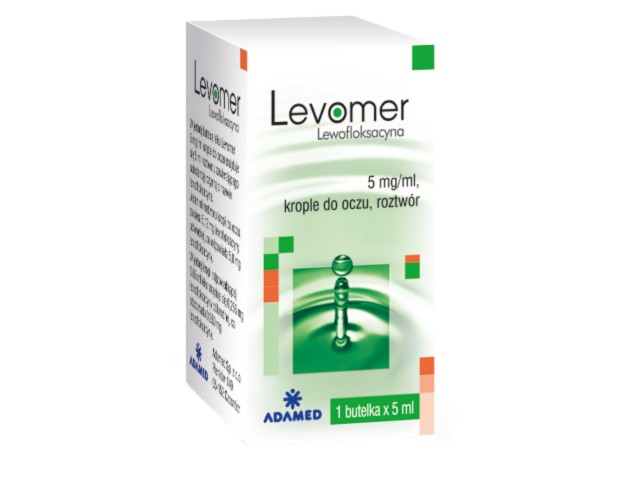 Levomer (Levofloxacin Adamed) interakcje ulotka krople do oczu, roztwór 5 mg/ml 1 but. po 5 ml