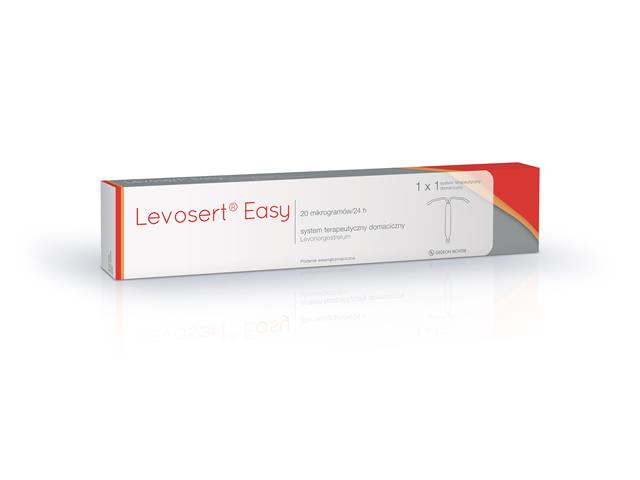 Levosert Easy interakcje ulotka system terapeutyczny domaciczny 0,02 mg/24h (52 mg) 1 szt.