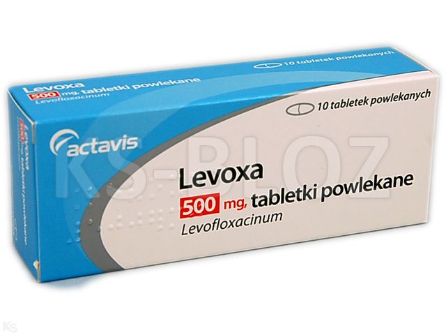 Levoxa interakcje ulotka tabletki powlekane 500 mg 10 tabl.