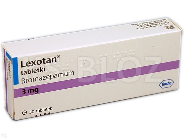 Lexotan interakcje ulotka tabletki 3 mg 30 tabl.