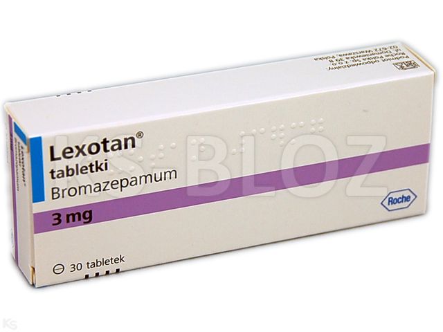 Lexotan interakcje ulotka tabletki 3 mg 
