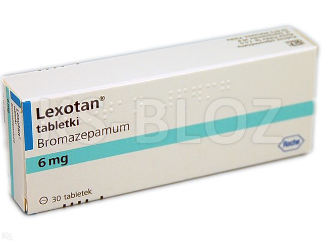 Lexotan interakcje ulotka tabletki 6 mg 30 tabl.