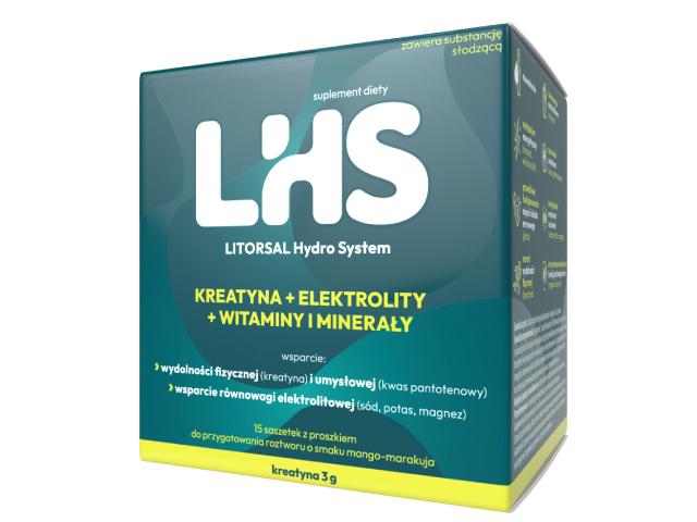 LHS Litorsal Hydro System o smaku mango-marakuja interakcje ulotka proszek - 15 sasz. po 8 g