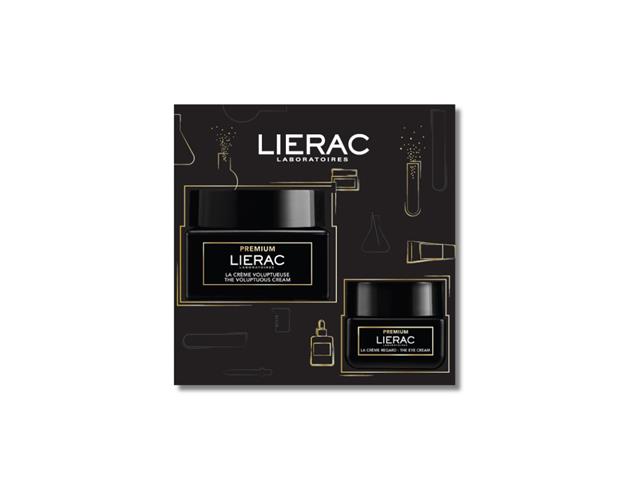 LIERAC PREMIUM Zestaw bogaty Krem + Krem pod oczy interakcje ulotka zestaw  50 ml