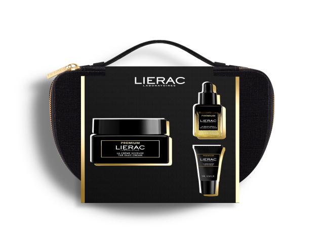 Lierac Premium Zestaw Xmass Jedwabisty krem + Serum regenerujące + Krem pod oczy interakcje ulotka zestaw - 50 ml (+ 13 ml + 5 ml)