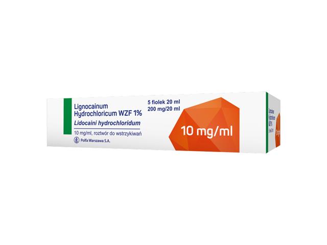 Lignocainum Hydrochloricum interakcje ulotka roztwór do wstrzykiwań 10 mg/ml 5 fiol. po 20 ml