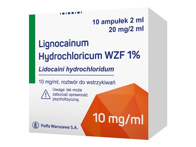 Lignocainum Hydrochloricum WZF 1% interakcje ulotka roztwór do wstrzykiwań 10 mg/ml 10 amp. po 2 ml