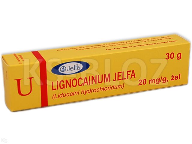 Lignocainum Jelfa interakcje ulotka żel 20 mg/g 