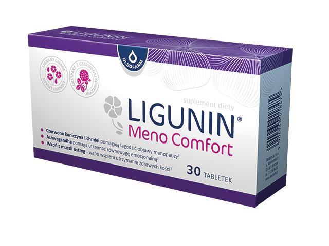 Ligunin Meno Comfort interakcje ulotka tabletki  30 tabl.