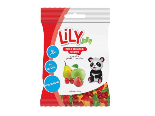 Lily Jelly Żelki o smaku polskich owoców z zestawem witamin interakcje ulotka   80 g