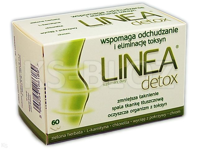 Line Detox interakcje ulotka tabletki  60 tabl.