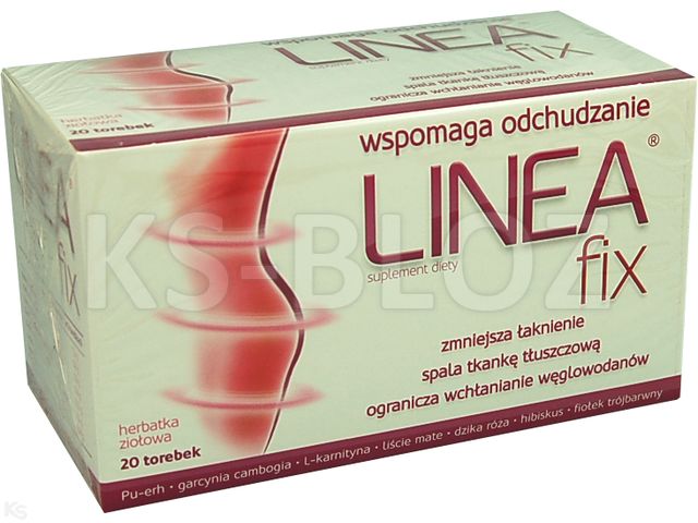 Line Fix Herbatka ziołowa interakcje ulotka zioła do zaparzania w saszetkach  20 sasz.