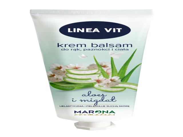 Linea Vit Aloes I Migdał Krem balsam do rąk, paznokci i ciała z ekstraktem z aloesu interakcje ulotka krem  100 ml