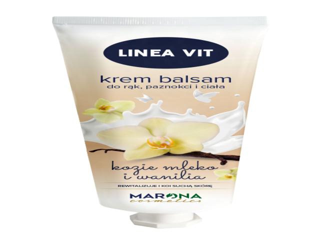 Linea Vit Kozie Mleko I Wanilia Kr. bals. d/rąk, pazn. i ciała z eks. z koziego mleka i wanilią interakcje ulotka krem  100 ml