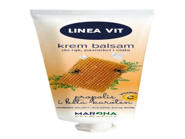 Linea Vit Propolis I Beta-Karoten Krem balsam do rąk, paznokci i ciała z ekstraktem z propolisu interakcje ulotka krem  100 ml