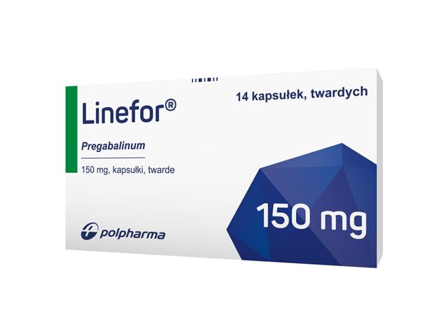 Linefor interakcje ulotka kapsułki twarde 150 mg 14 kaps.
