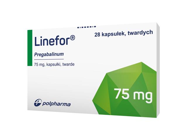 Linefor interakcje ulotka kapsułki twarde 75 mg 28 kaps.