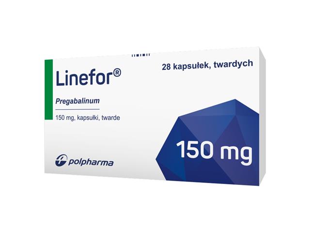 Linefor interakcje ulotka kapsułki twarde 150 mg 28 kaps.