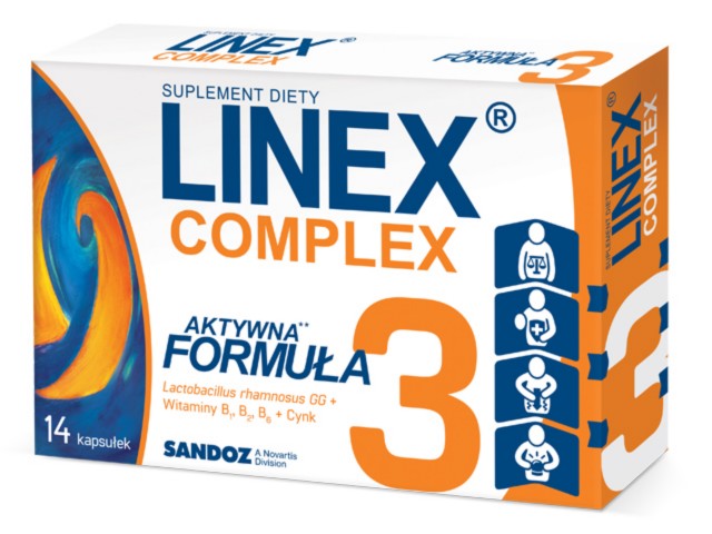 Linex Complex interakcje ulotka kapsułki - 14 kaps.
