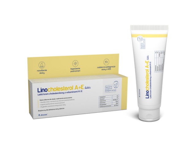 Linocholesterol A + E Krem cholesterolowy z witaminami A i E lekki interakcje ulotka krem - 80 g