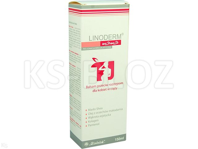 Linoderm Mama Balsam przeciw rozstępom interakcje ulotka balsam - 150 ml