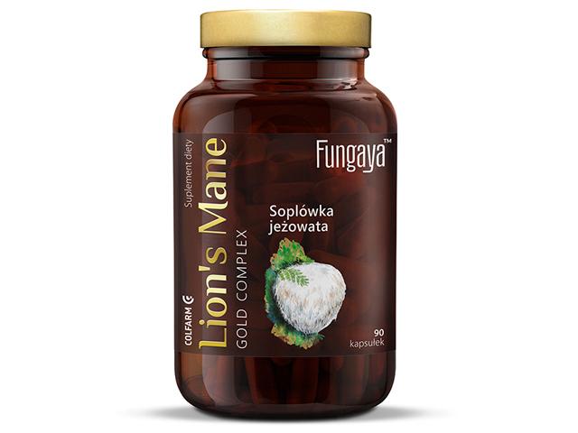 Lion's Mane Gold Complex Fungaya interakcje ulotka kapsułki twarde - 90 kaps.