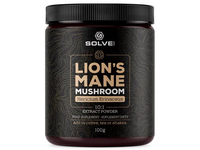 Lion's Mane mushroom interakcje ulotka proszek do rozpuszczenia  100 g