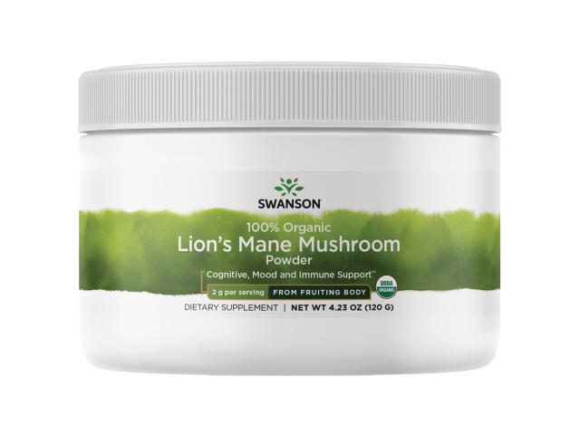 Lion's Mane Mushroom Powder interakcje ulotka proszek - 120 g
