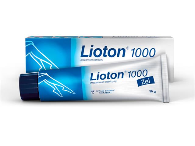 Lioton 1000 interakcje ulotka żel 8,5 mg/g 30 g