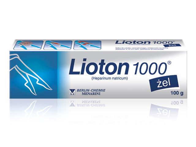 Lioton 1000 interakcje ulotka żel 8,5 mg/g 100 g