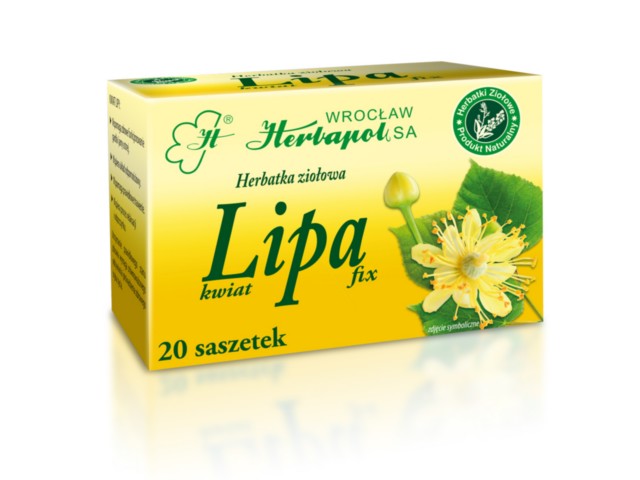 Lipa Fix interakcje ulotka herbata  20 sasz. po 2 g