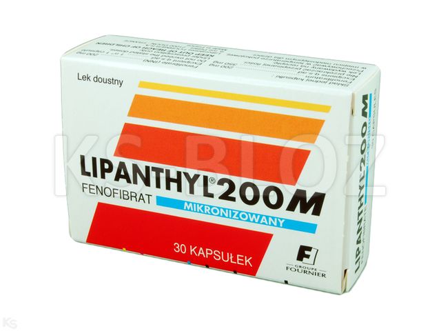Lipanthyl 200 M interakcje ulotka kapsułki 200 mg 30 kaps. | (3 blist. po 10 kaps.)