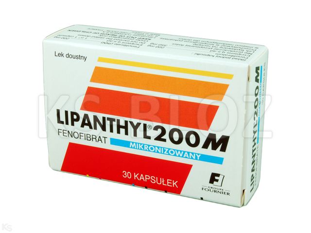 Lipanthyl 200 M interakcje ulotka kapsułki 200 mg 30 kaps. (3 blist. po 10 kaps.)