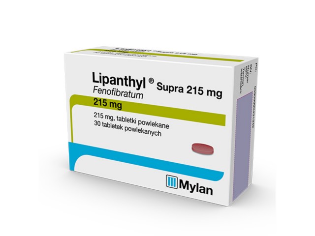 Lipanthyl Supra 215 interakcje ulotka tabletki powlekane 215 mg 